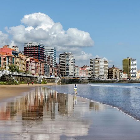 Esmex Playa - Amplio Y Hermoso Piso Pegado A La Playa, 3Hab - Vut-4228-As Gijón Exteriér fotografie
